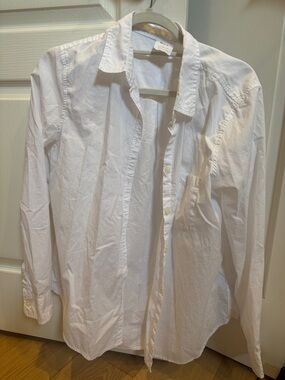 GAP White Button-Down Shirt